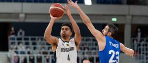 Der deutsche Basketballer Maodo Lo von Alba Berlin war am treffsichersten gegen Israel.