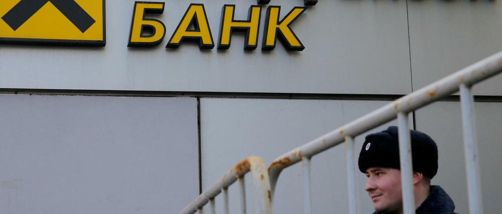 Bank in Moskau (Archivbild)
