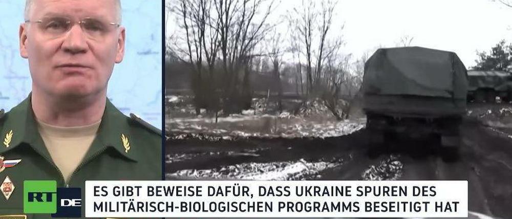 Trotz Sendeverbot und Zwangsgeld streamt RT.DE sein Programm und seine Propaganda-Behauptungen weiter ins Internet.