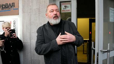 Dmitri Muratow ist Chefredakteur der Zeitung "Nowaja Gaseta", die noch in Moskau erscheinen darf.