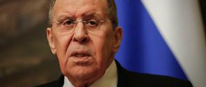 Sergej Lawrow, Außenminister von Russland.