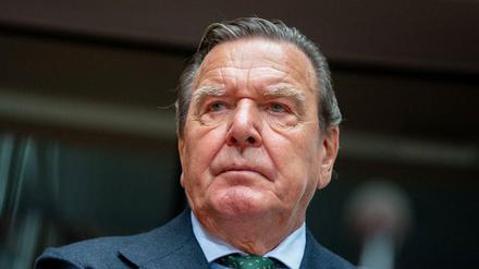 Gerhard Schröder (SPD), ehemaliger Bundeskanzler und Leiter Verwaltungsrat Nord Stream 2
