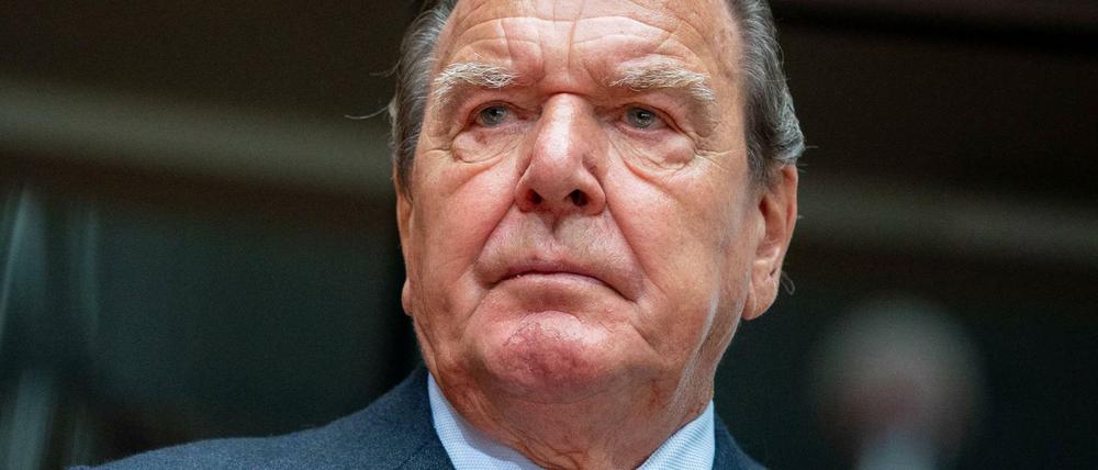 Gerhard Schröder (SPD), ehemaliger Bundeskanzler und Leiter Verwaltungsrat Nord Stream 2