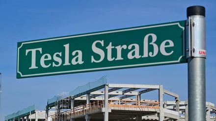 Die Tesla-Fabrik bei Berlin.