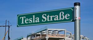 Die Tesla-Fabrik bei Berlin.