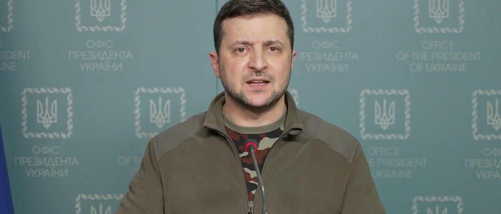 Der ukrainische Präsident Selenskyj hat einen EU-Aufnahmeantrag gestellt.