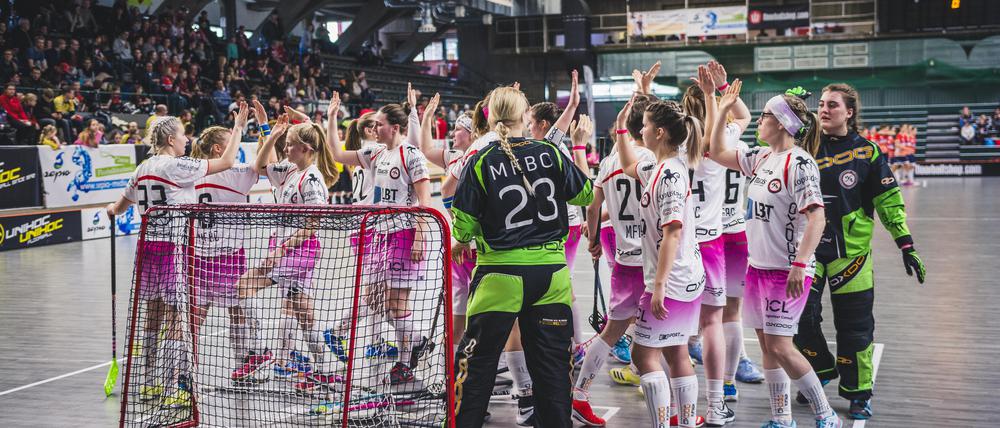 Als alle noch glücklicher waren. Eine Szene aus dem Frauen-Finale von 2018.