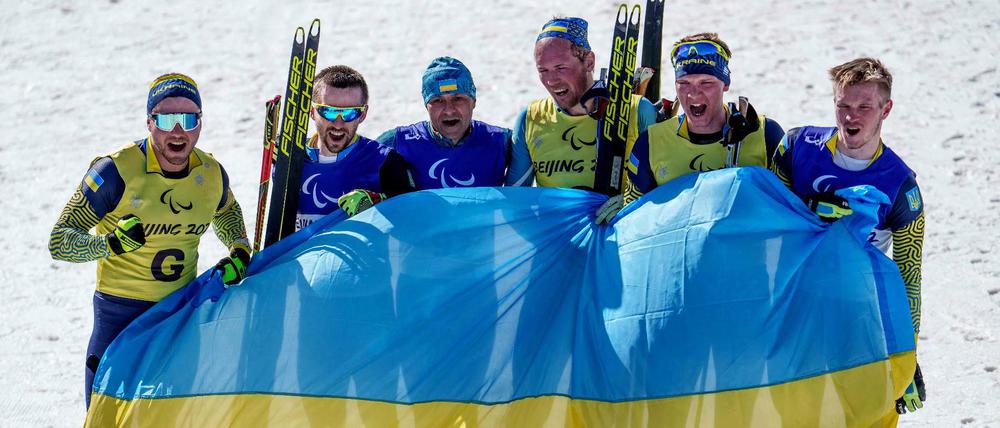 Die ukrainischen Sportler stehen in Peking oft ganz vorn. Wie es danach weitergeht, ist jedoch ungewiss.