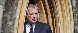 Der britische Prinz Andrew (Archivbild vom April 2021)