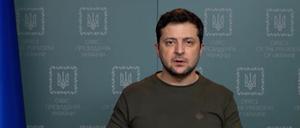 Wolodymyr Selenskyj will sich mit Wladimir Putin treffen.