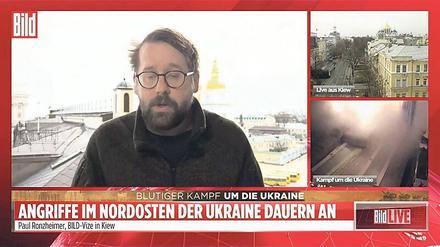 Bild-Vize Paul Ronzheimer reportiert aus dem belagerten Kiew.