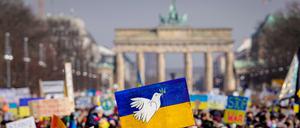 Hunderttausende demonstrierte Ende Februar in der Berliner Innenstadt.