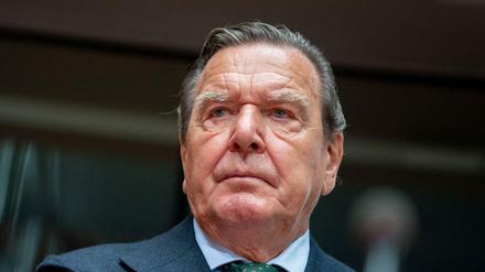 Gerhard Schröder (SPD), ehemaliger Bundeskanzler und Leiter Verwaltungsrat Nord Stream 2