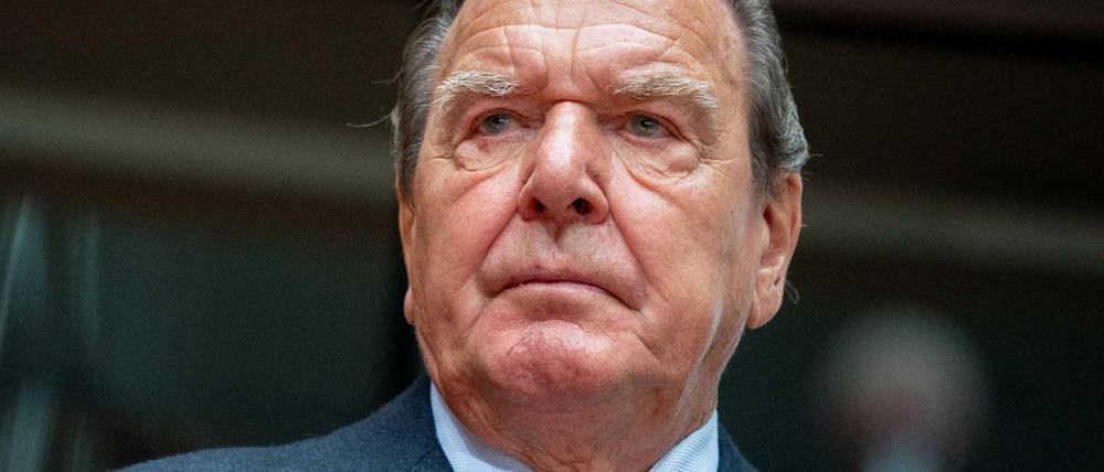 Gerhard Schröder (SPD), ehemaliger Bundeskanzler und Leiter Verwaltungsrat Nord Stream 2
