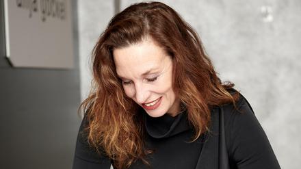 Anja Gockel bei der Arbeit.