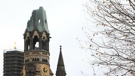 Selbst vom Krieg gezeichnet: Die Gedächtniskirche ist Ort eines Benefizkonzerts für die Ukraine.