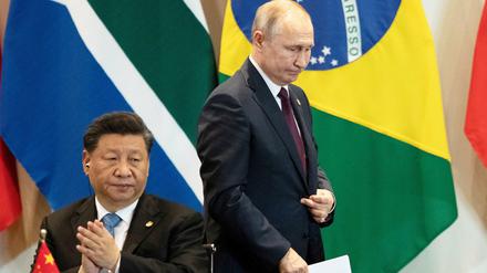 Enge Freunde? Chinas Präsident Xi Jinping (links) Kremlchef Wladimir Putin (Archivbild).