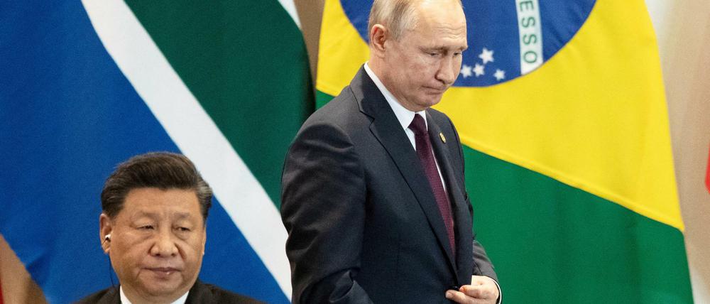 Enge Freunde? Chinas Präsident Xi Jinping (links) Kremlchef Wladimir Putin (Archivbild).