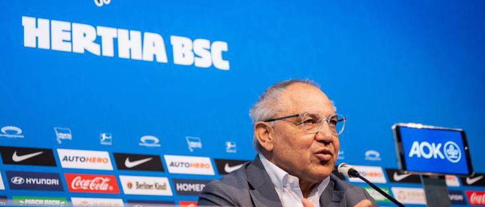 Felix Magath ist zurück im Bundesliga-Geschäft und will Hertha vor dem Abstieg retten.
