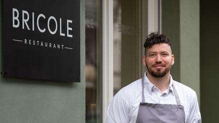 Grund zum Strahlen: Steven Zeidler hat für das Restaurant Bricole in Prenzlauer Berg einen Michelin-Stern erkocht. 