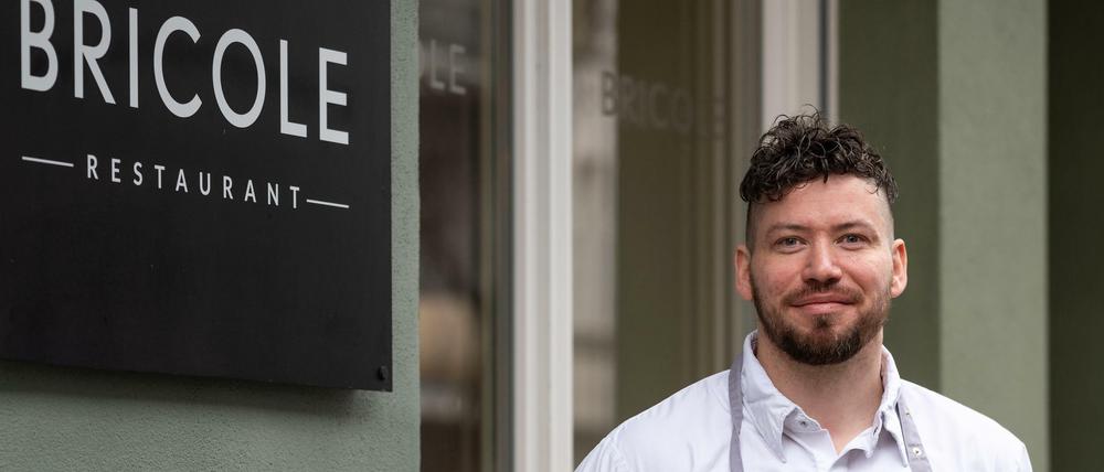 Grund zum Strahlen: Steven Zeidler hat für das Restaurant Bricole in Prenzlauer Berg einen Michelin-Stern erkocht. 