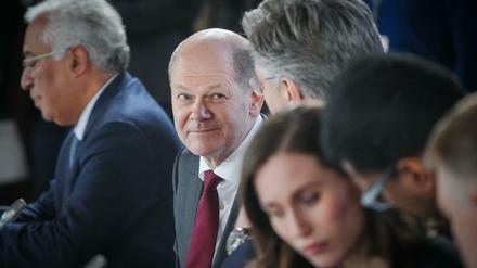 Bundeskanzler Olaf Scholz lehnt einen schnellen EU-Beitritt der Ukraine ab.