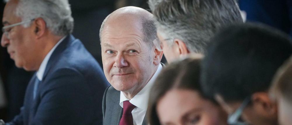Bundeskanzler Olaf Scholz lehnt einen schnellen EU-Beitritt der Ukraine ab.