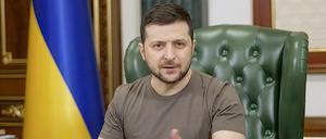 Wolodymyr Selenskyj, Präsident der Ukraine, auf einem Video vom 15. März 2022 