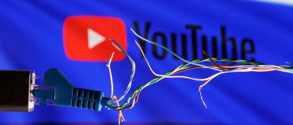 Youtube greift ein, löscht Videos, die den Ukraine-Krieg leugnen.