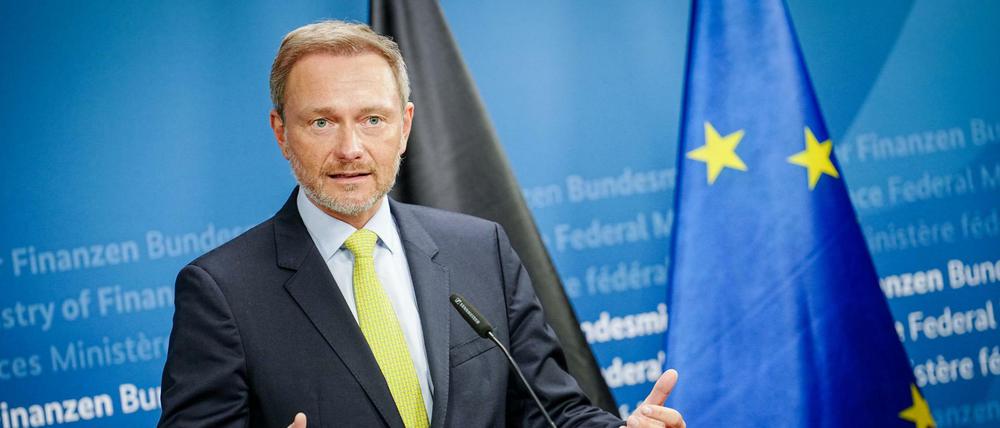 Christian Lindner (FDP) ist Bundesminister der Finanzen.