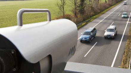 Eine Autobahn-Kamera 
