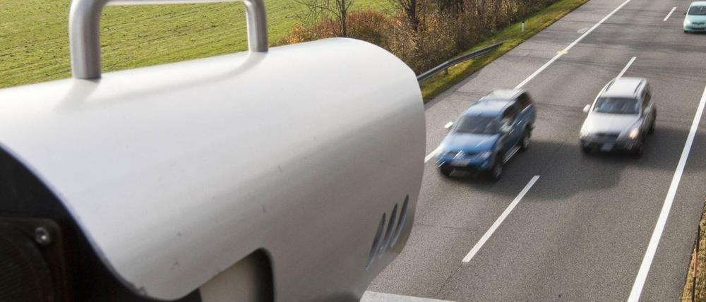 Eine Autobahn-Kamera 
