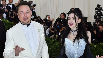 Grimes und Elon Musk 2018 bei der Met Gala in New York