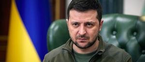 Der ukrainische Präsident Wolodymyr Selenskyj fordert die sofortige Freilassung des Bürgermeisters von Melitopol.