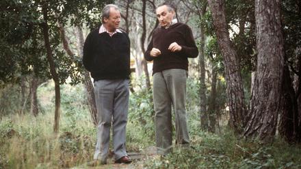 Egon Bahr und Willy Brandt: Lange arbeiteten die beiden Sozialdemokraten Seit an Seit. Ganz anders 1989/90: Brandt begrüßte die Revolution in der DDR, kämpfte für die Einheit. Bahr hingegen war betrübt und bremste.
