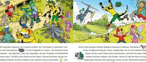 Eine Doppelseite aus Heft 166 von „Lurchis Abenteuer“.