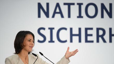 Bundesaußenministerin Annalena Baerbock hat Pläne für eine neue Nationale Sicherheitsstrategie vorgestellt.