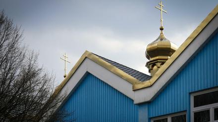 Die russisch-orthodoxe Kirche in der Wintersteinstraße wurde von Unbekannten angegriffen.