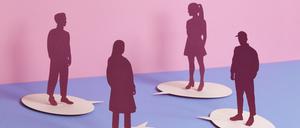 Sprechpositionen - um sie wird gerungen.