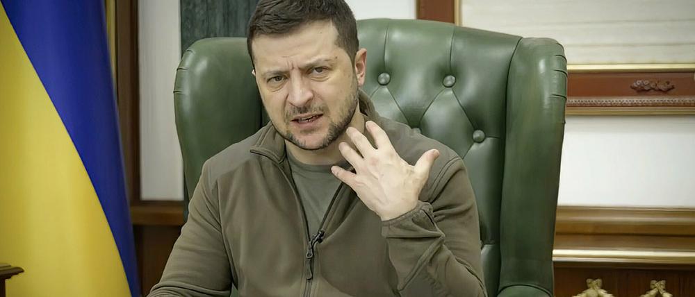 Seine Ansprachen motivieren die Ukrainer und beeindrucken die Menschen im Westen: Wolodymyr Selenskyj.