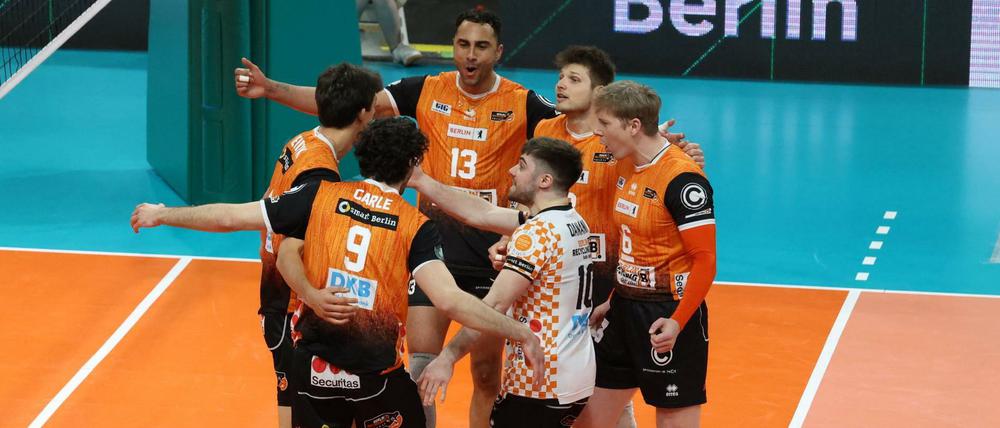 Gegen Trentino gelang den Volleys am Mittwoch ein Sieg, der aber nicht reichte um weiterzukommen.