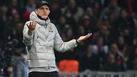 Als Trainer Tuchel auf die Sanktionen der britischen Regierung angesprochen wurde, sagte er: „Danke, dass Sie mir den Abend ruinieren.“
