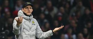 Als Trainer Tuchel auf die Sanktionen der britischen Regierung angesprochen wurde, sagte er: „Danke, dass Sie mir den Abend ruinieren.“