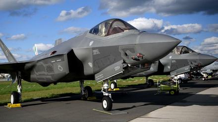 Ein Lockheed Martin F-35-Tarnkappenjet (Archivbild)