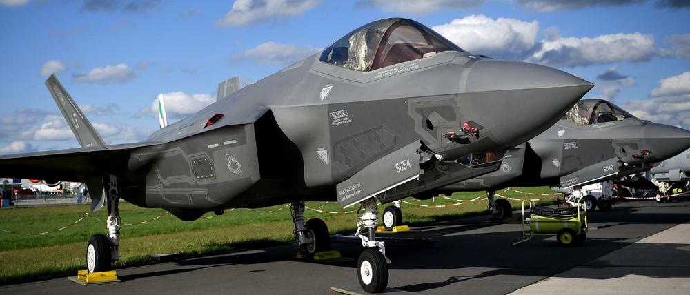 Ein Lockheed Martin F-35-Tarnkappenjet (Archivbild)