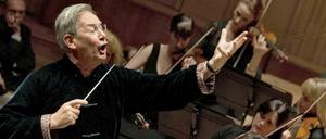 Der britische Dirigent Sir John Eliot Gardiner.