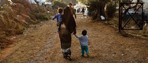 Im Flüchtlingslager Moria auf der griechischen Insel Lesbos herrschten im Jahr 2020 desolate Zustände. Inzwischen ist das Camp abgebrannt.