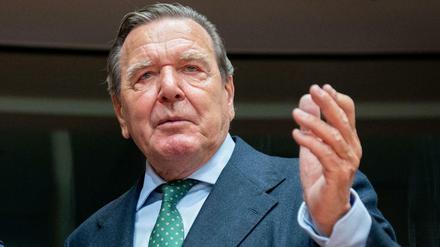 Altkanzler Gerhard Schröder (SPD; Archivbild von 2020)