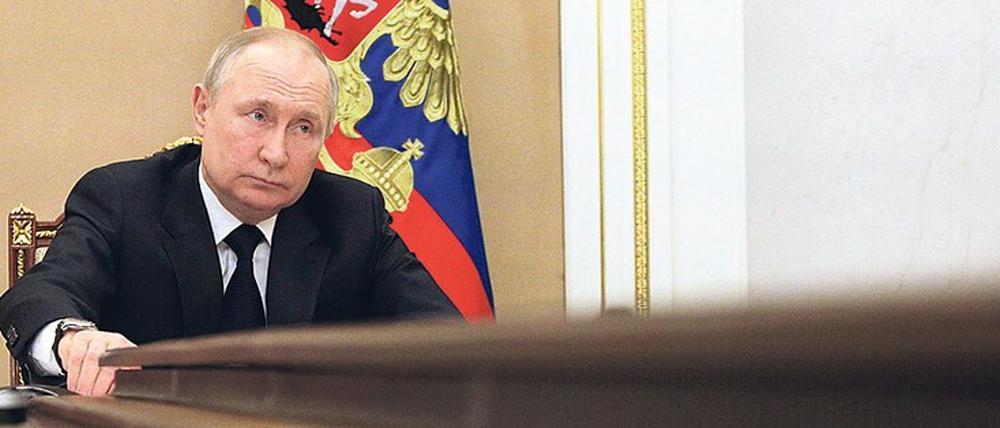 Eigene Lesart. Putin sieht den Angriff als Selbstverteidigung.