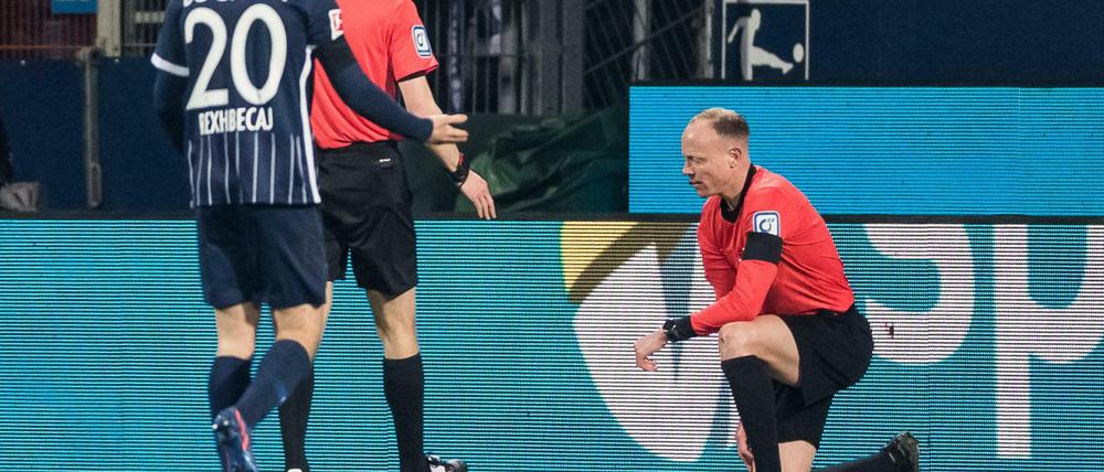 Die Partie Bochum gegen Mönchengladbach musste abgebrochen werden.